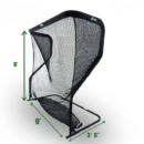 The Net Return Pro Series V2 Large 8' Package Golf Net